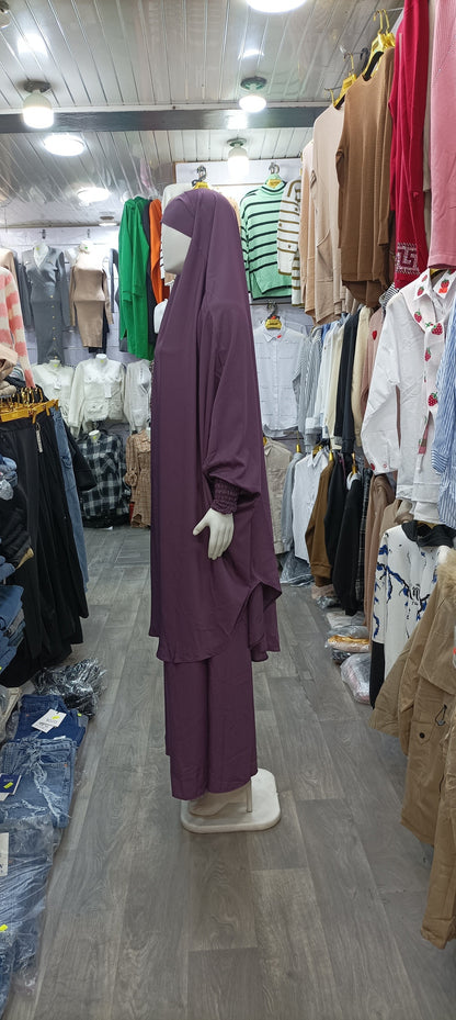 جلباب أنيق بلمسة حريرية
